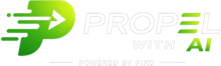 Propel with AI — Powered by Pixo